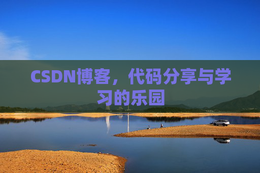 CSDN博客，代码分享与学习的乐园